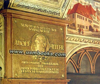 Hofbrauhaus Munich Hitler plaque